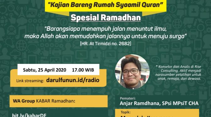 Mengelola Kecemasan di Masa Pandemi dari Persepsi Psikologi dan Islam