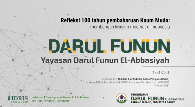 Refleksi 100 tahun Pembaharuan Kaum Muda: Membangun Muslim Moderat di Indonesia 1920-2020