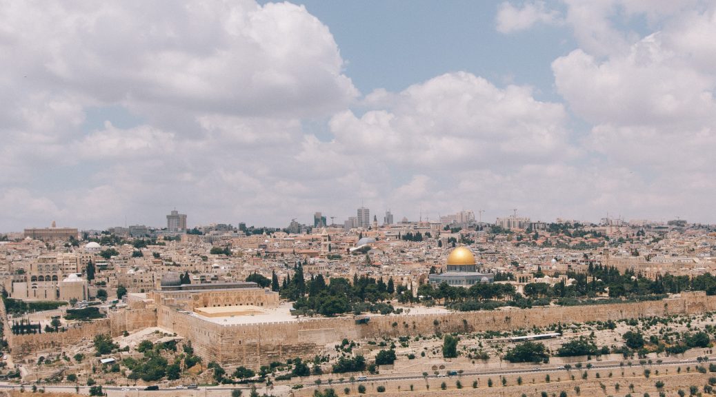 aerial photography of Israel