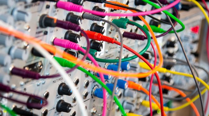 assorted electric cables