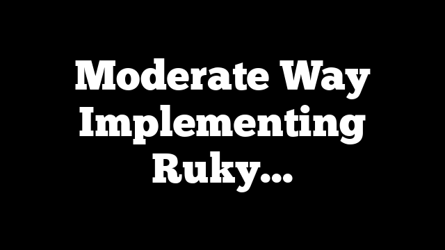 Moderate Way Implementing Rukyah and Hisab to Determine A New Moon in Ramadan